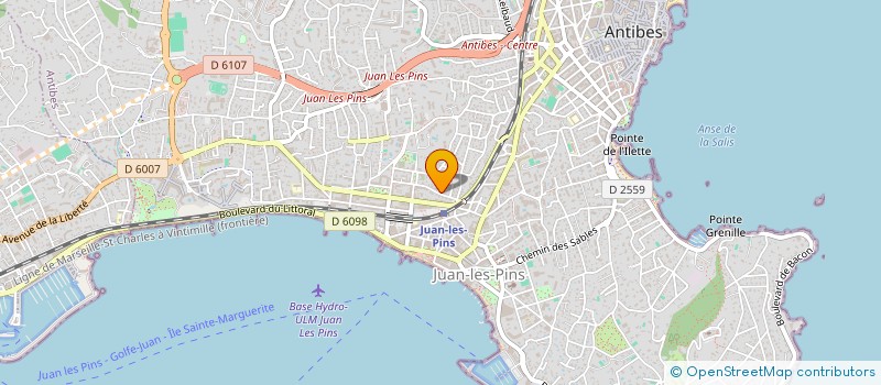 localisation de l'entreprise CTIM LE VERA CRUZ à ANTIBES