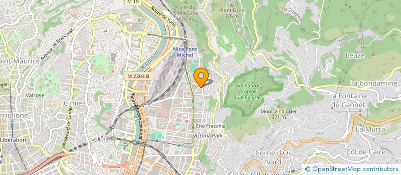 localisation de l'entreprise CTIM LE VERAILLON à NICE