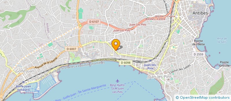 localisation de l'entreprise CTIM LE VICTORIA à ANTIBES