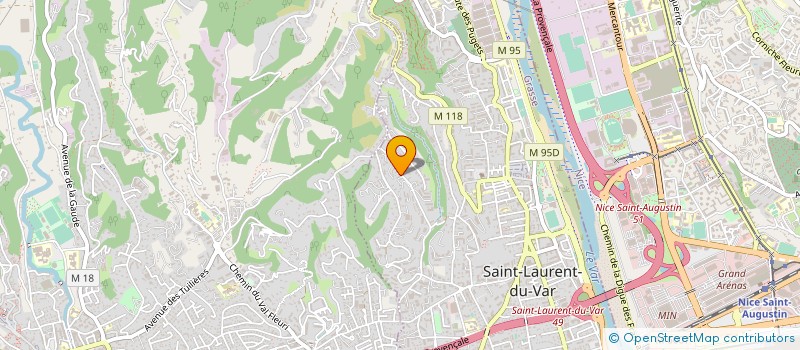 localisation de l'entreprise CTIM LE VILLAGE à SAINT-LAURENT-DU-VAR