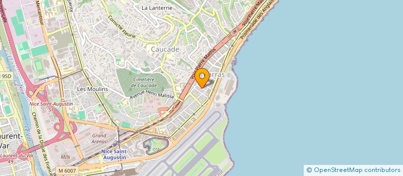 localisation de l'entreprise CTIM LES BLEUETS  NICE