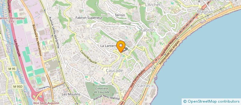 localisation de l'entreprise CTIM LES CYCLADES à NICE