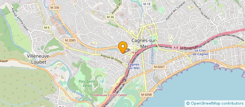 localisation de l'entreprise CTIM LES CYTISSES à CAGNES-SUR-MER