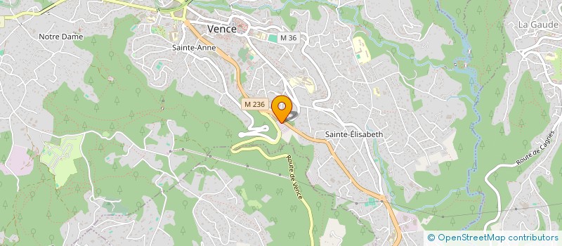 localisation de l'entreprise CTIM LES GRANDS PINS  VENCE