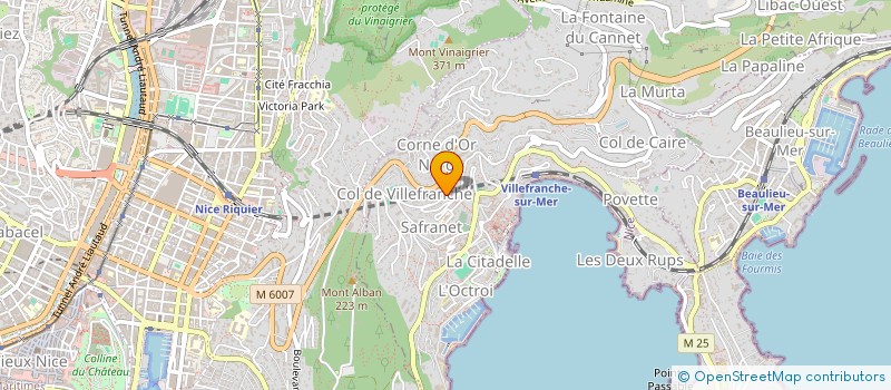 localisation de l'entreprise CTIM LES JARDINS DE à VILLEFRANCHE-SUR-MER