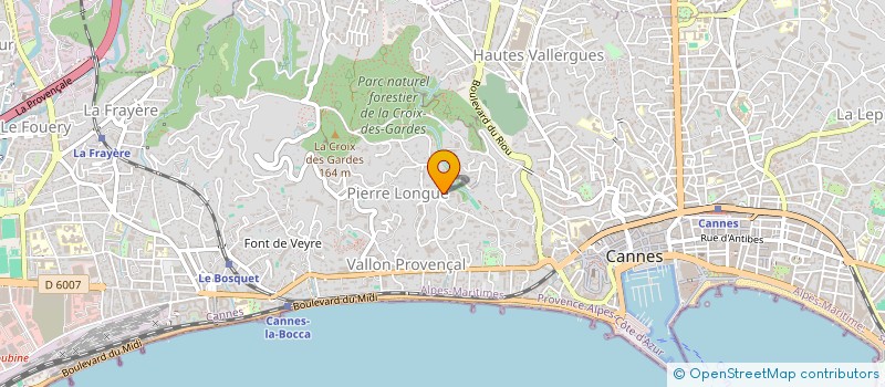 localisation de l'entreprise CTIM LES JARDINS DE BABYLONE à CANNES