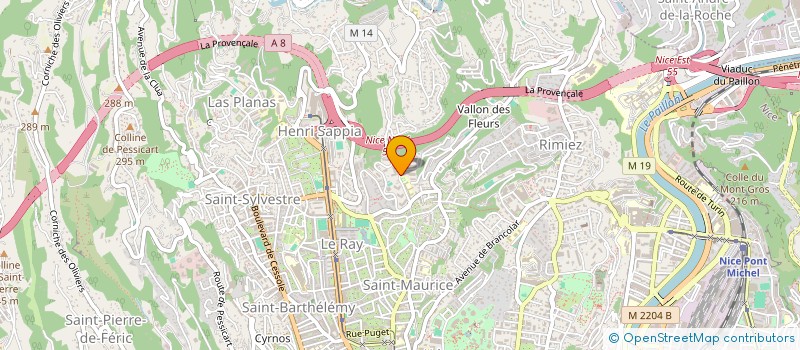 localisation de l'entreprise CTIM LES JARDINS DE GAIRAUT à NICE