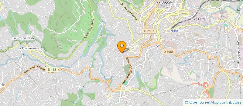 localisation de l'entreprise CTIM LES LUCIOLES GRILLONS  GRASSE