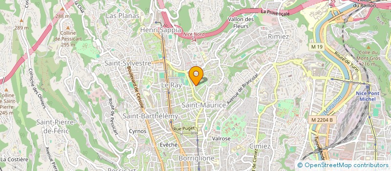 localisation de l'entreprise CTIM LES MUSES  NICE