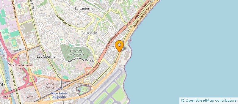 localisation de l'entreprise CTIM LES PALMIERS à NICE