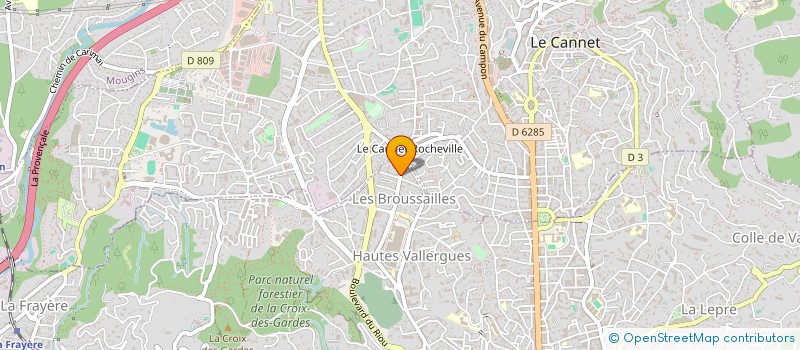 localisation de l'entreprise CTIM LES ROMARINS à CANNES