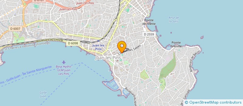 localisation de l'entreprise CTIM LES SABLES D OR  ANTIBES