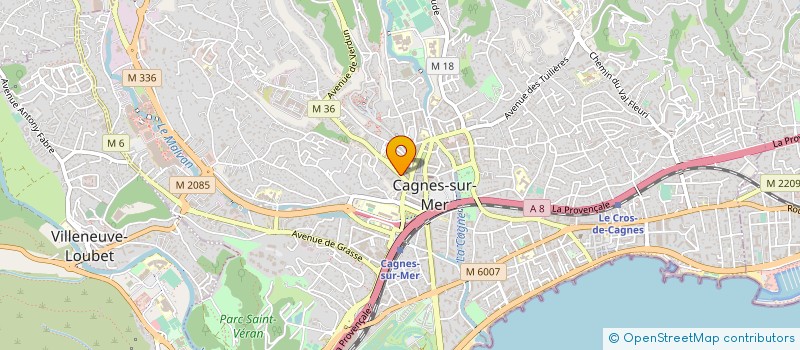 localisation de l'entreprise CTIM LES SALINES à CAGNES-SUR-MER