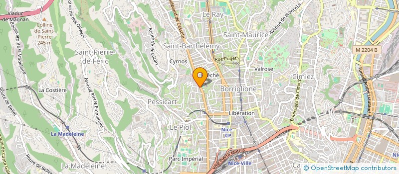 localisation de l'entreprise CTIM LES TERRASSES  NICE