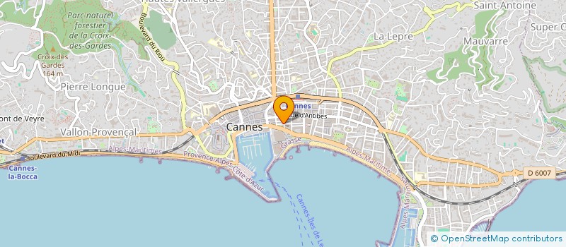 localisation de l'entreprise CTIM LES TERRIS  CANNES