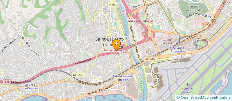 localisation de l'entreprise CTIM LES TONELLES à SAINT-LAURENT-DU-VAR