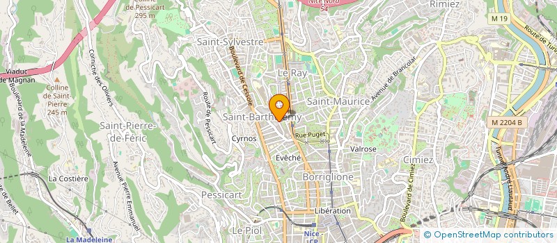 localisation de l'entreprise CTIM LIBERTE à NICE