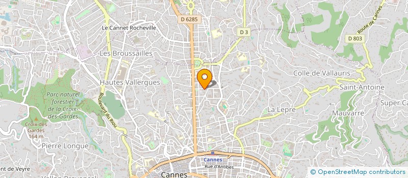 localisation de l'entreprise CTIM LOU MAS FLEURI  CANNES