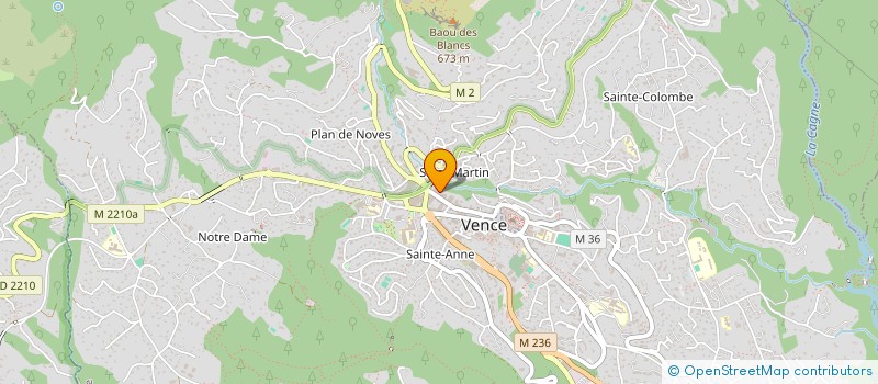 localisation de l'entreprise CTIM LUBIANA  VENCE