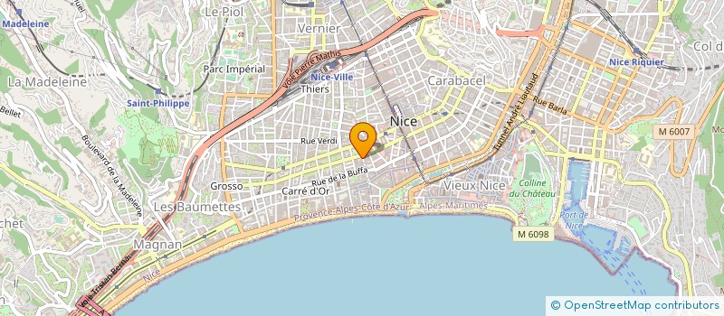 localisation de l'entreprise CTIM MACCARANI 15 à NICE