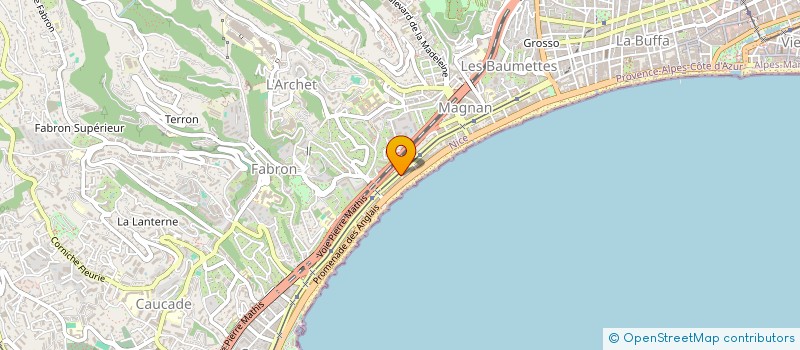 localisation de l'entreprise CTIM MADELEINE  NICE