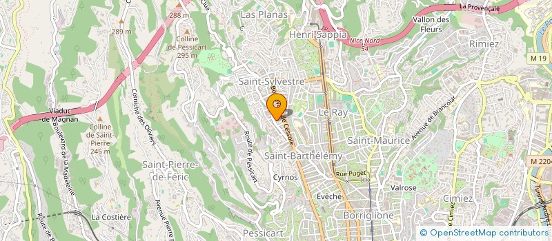 localisation de l'entreprise CTIM MAGELLAN à NICE