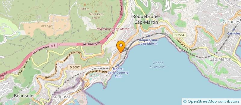 localisation de l'entreprise CTIM MAISON LES TROIS à ROQUEBRUNE-CAP-MARTIN