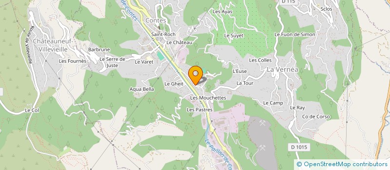 localisation de l'entreprise CTIM MAISONNEUVE  CONTES