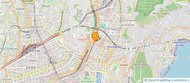 localisation de l'entreprise CTIM MARALDI 4 à NICE