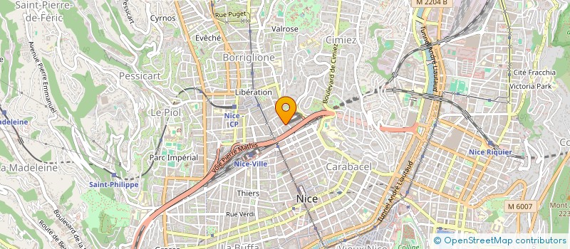 localisation de l'entreprise CTIM MARCEAU 21 à NICE