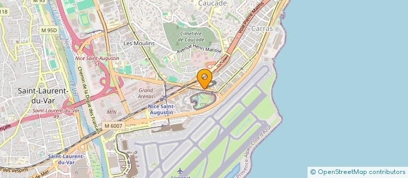localisation de l'entreprise CTIM MASSILIA à NICE