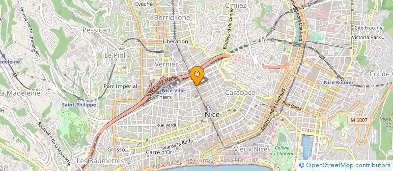 localisation de l'entreprise CTIM MEDECIN 58 BIS à NICE