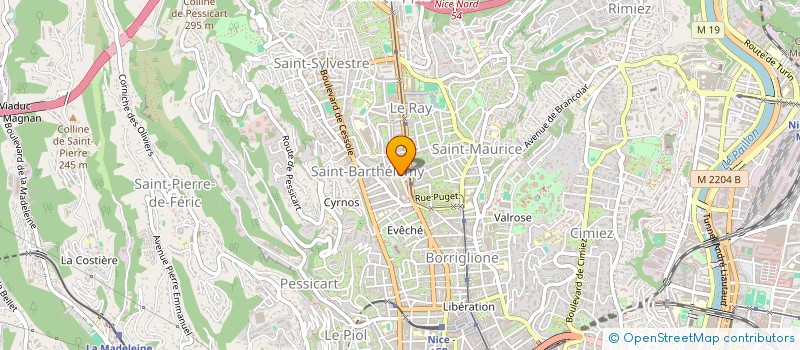localisation de l'entreprise CTIM MELPOMENE à NICE