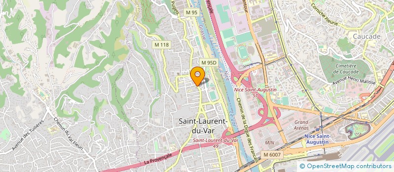localisation de l'entreprise CTIM MER ET MONTAGNE à SAINT-LAURENT-DU-VAR