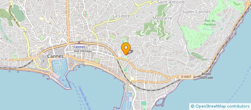 localisation de l'entreprise CTIM MERIVAL  CANNES