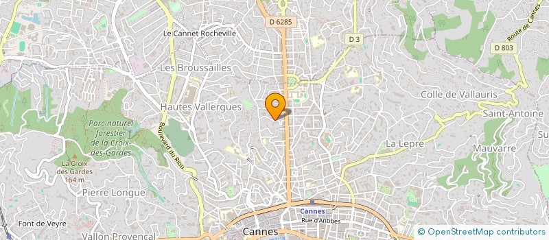 localisation de l'entreprise CTIM MERVILLE  CANNES