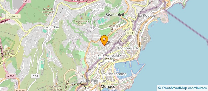 localisation de l'entreprise CTIM MEZZOMONTE à BEAUSOLEIL