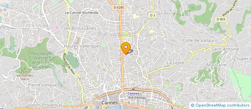 localisation de l'entreprise CTIM MILTON à CANNES