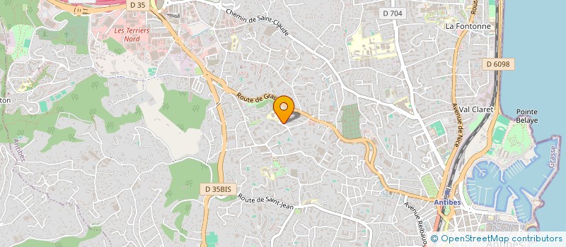 localisation de l'entreprise CTIM MIMOSAS à ANTIBES