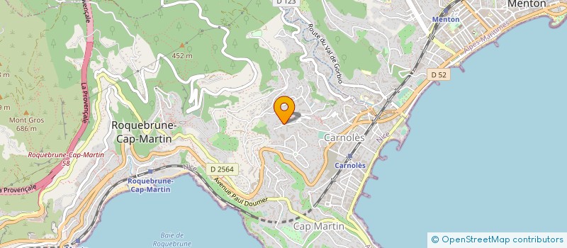 localisation de l'entreprise CTIM MIMOSAS à ROQUEBRUNE-CAP-MARTIN