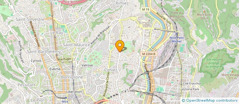 localisation de l'entreprise CTIM MINERVA à NICE