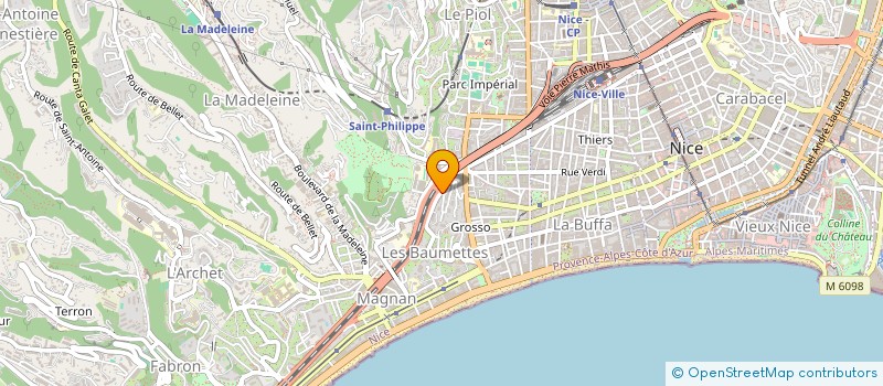 localisation de l'entreprise CTIM MIRAMAR NICE  NICE