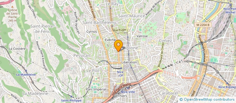 localisation de l'entreprise CTIM MIRANDA  NICE