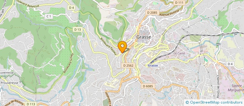 localisation de l'entreprise CTIM MIRAZUR  GRASSE