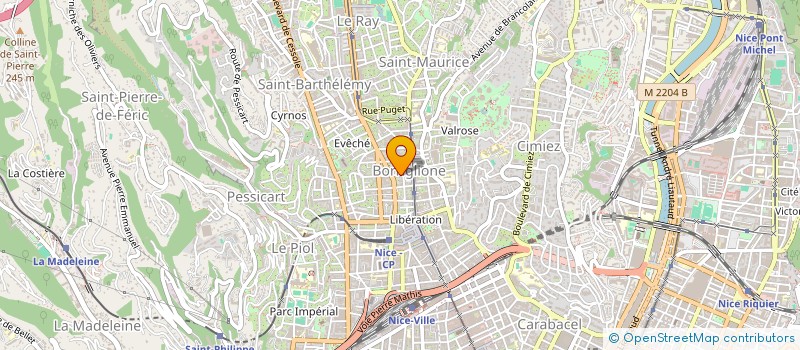 localisation de l'entreprise CTIM MOLIERE 7  NICE