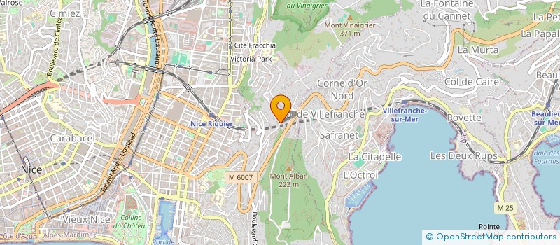 localisation de l'entreprise CTIM MONTJOIE à NICE