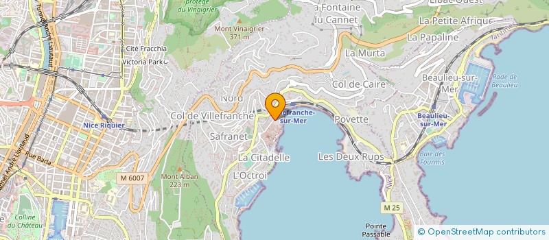 localisation de l'entreprise CTIM NEPTUNE à VILLEFRANCHE-SUR-MER