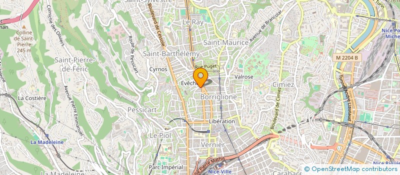 localisation de l'entreprise CTIM OBIOU à NICE