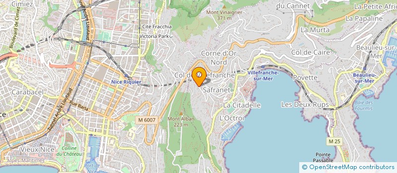 localisation de l'entreprise CTIM ORANGERAIE à VILLEFRANCHE-SUR-MER