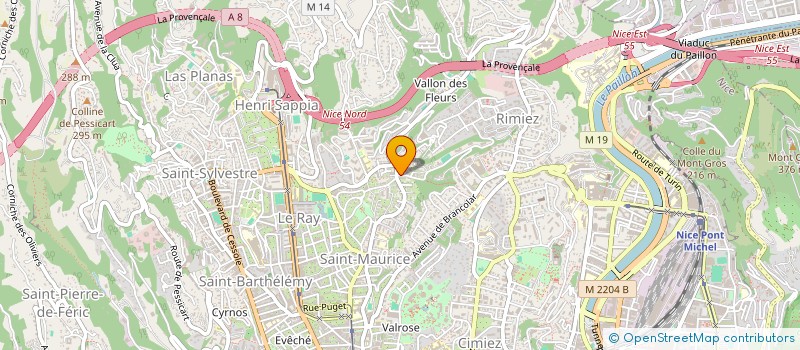 localisation de l'entreprise CTIM ORANGERIE à NICE